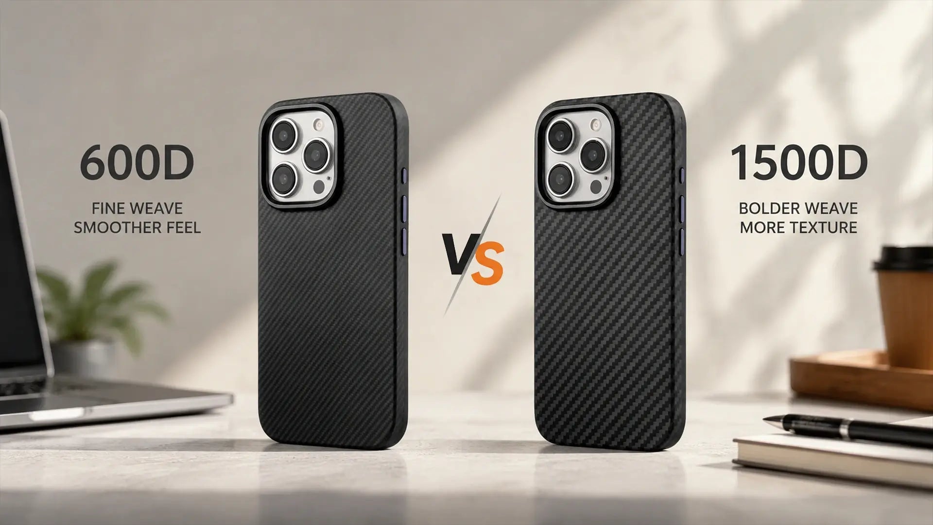 600D vs 1500D Aramid Fiber: Which Phone Case Weave Should You Choose?