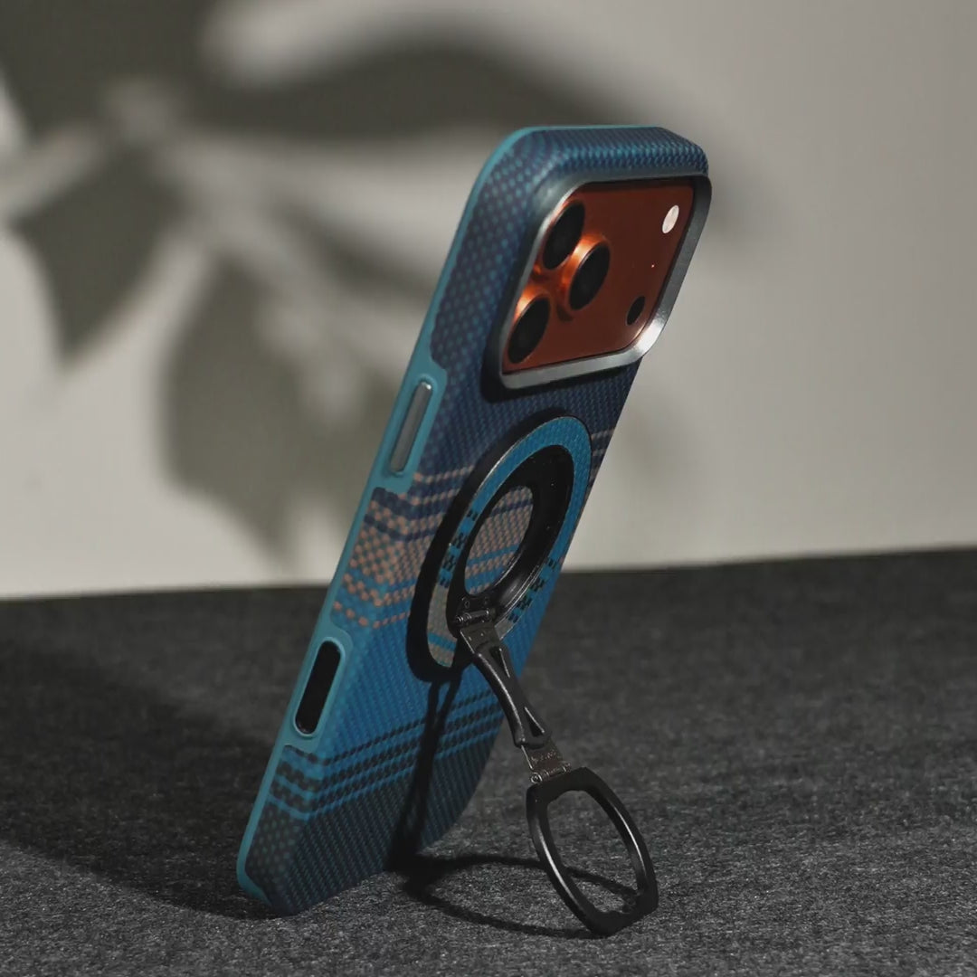 Load video: iPhone 17 Pro Aramid Enhanced Protection Case Website Video